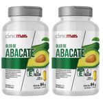 Kit 2x Óleo de Abacate com Vitamina E 1000mg - 60 Cápsulas - Clinicmais