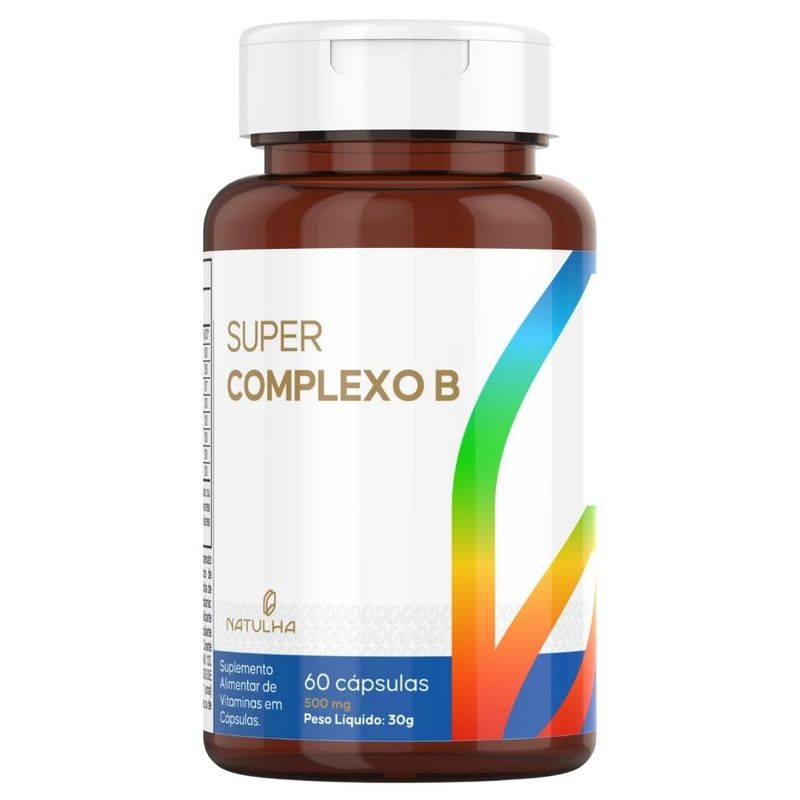 Kit 3x Super Complexo B - 60 Cápsulas - Natulha