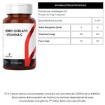 Ferro Quelato + Vitamina C - 60 Cápsulas - Natulha