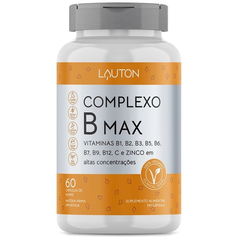 Complexo B Max - 60 Comprimidos - Lauton