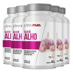 Kit 5x Óleo de Alho - 60 Cápsulas - Clinicmais