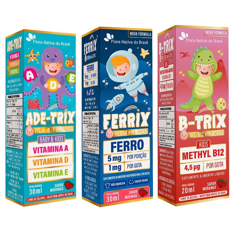 ADE-Trix + Ferrix + B-Trix UVA - Flora Nativa