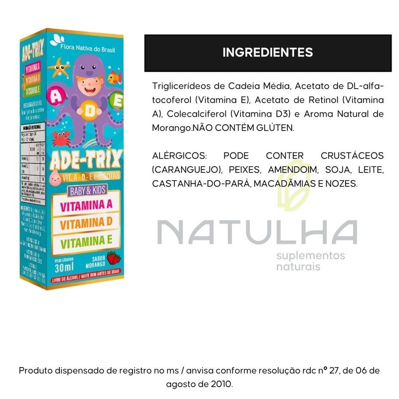 ADE-Trix + Ferrix + B-Trix UVA - Flora Nativa