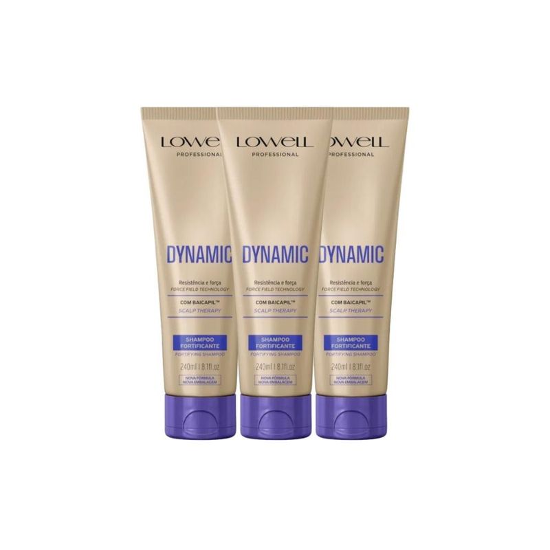Lowell Dynamic Kit 3 Shampoo Fortificante 240ml