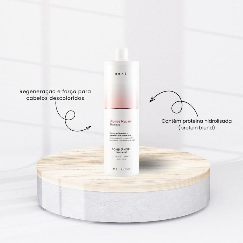 Braé Blonde Repair Bond Angel Kit Shampoo - Condicionador 1L