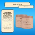 Braé Revival Kit 2 Máscara de Reconstrução 500g