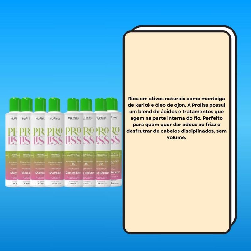 MyPhios ProLiss Kit 4 Realinhamento Capilar 300ml
