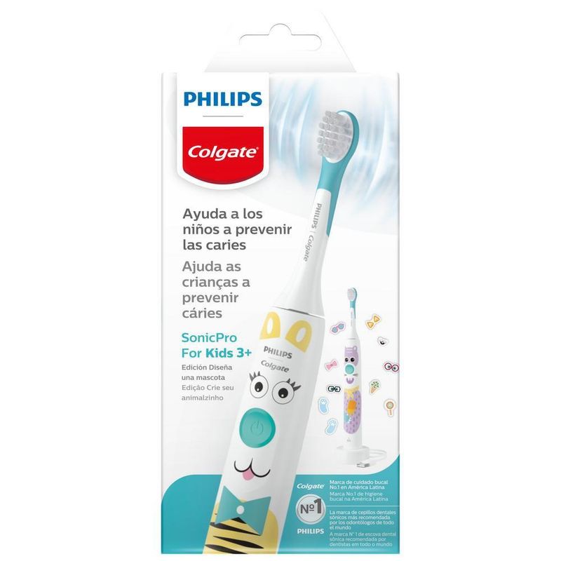 Philips Colgate - Escova de Dente Elétrica SonicPro 10 Kids