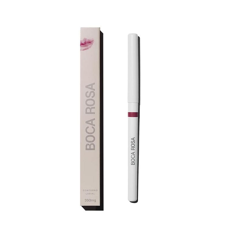 Boca Rosa - Rosa Intenso Contorno Labial