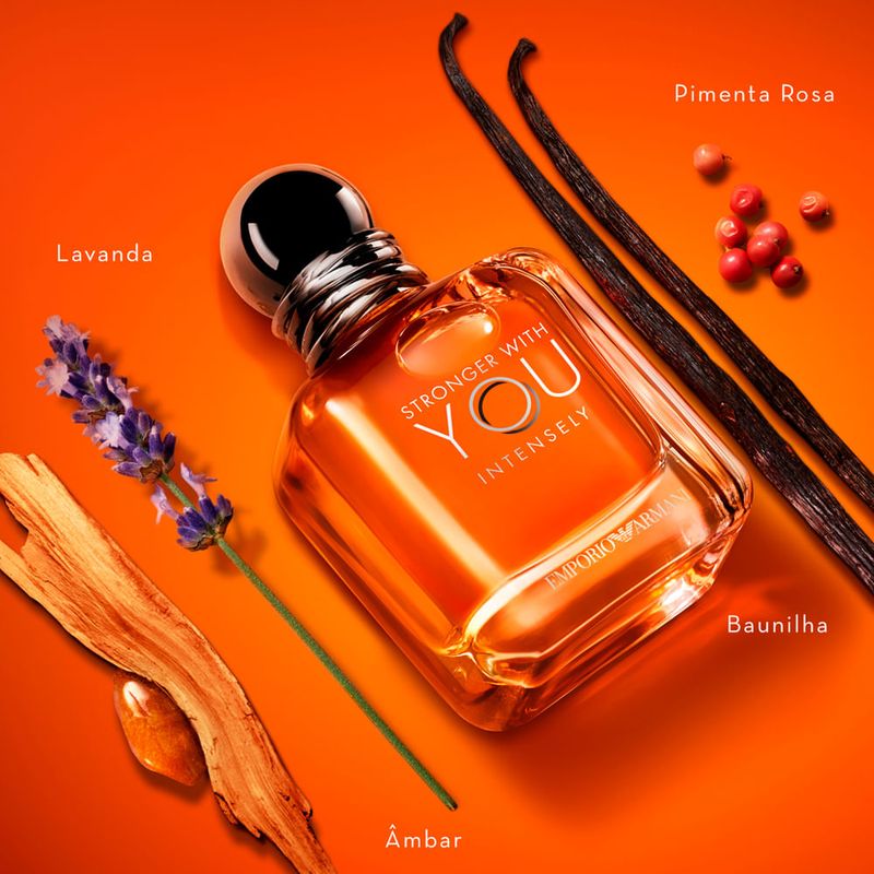 Giorgio Armani - Perfume Masculino - Emporio Stronger With You Intensely Eau de Parfum 50ml