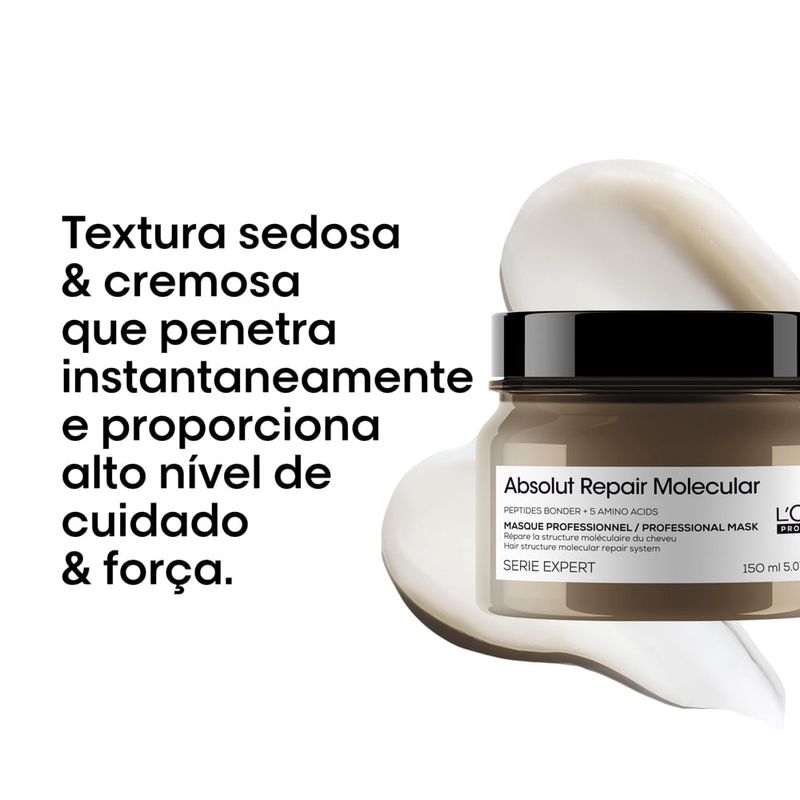 Máscara L'Oréal Professionnel Serie Expert Absolut Repair Molecular - 150ml