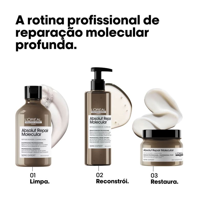 Máscara L'Oréal Professionnel Serie Expert Absolut Repair Molecular - 150ml