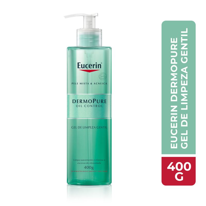 Gel de Limpeza Eucerin Dermopure Oil Control - Gentil 400g