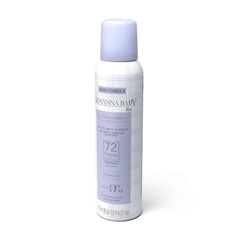 DESODORANTE GIOVANNA BABY AERO 72H LILAC 150ML