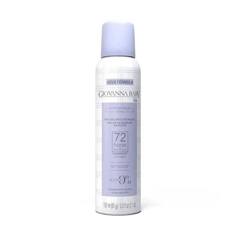 DESODORANTE GIOVANNA BABY AERO 72H LILAC 150ML