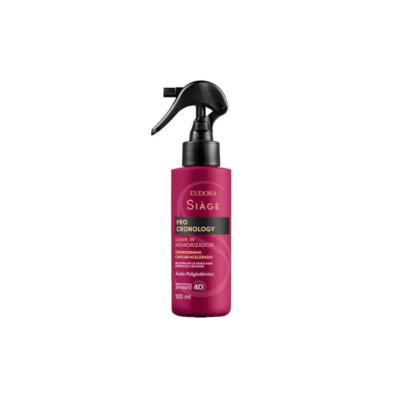 Kit Cronograma Capilar - Eudora Siàge Pro Cronology - 3 Produtos + Leave-in 100ml
