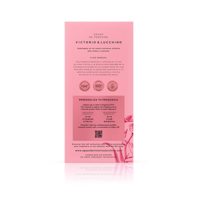 Perfume Feminino 150ml - Victorio & Lucchino - Águas de V&L Sensual Nº17 Flor Sensual Eau de Parfum