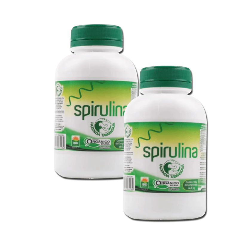 2x Spirulina Orgânica 180g - Fazenda Tamanduá