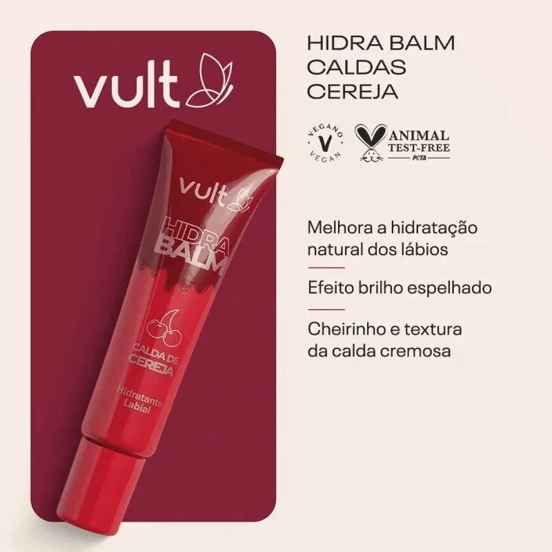 Balm Labial 12ml - Vult - Hidra Balm Calda de Cereja