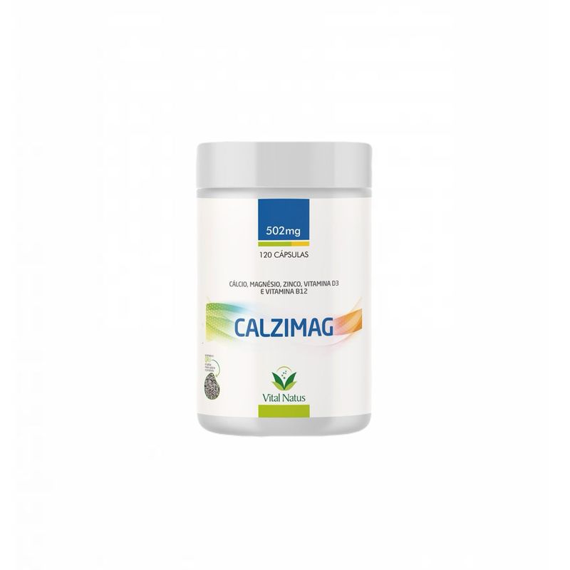 Calzimag Vital Natus - Cálcio, Magnésio, Zinco, D3 e B12