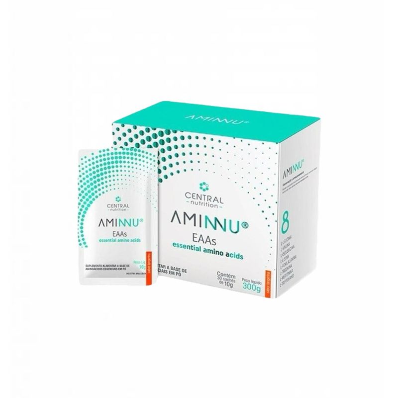 Kit Aminnu EAA's 10g - Tangerina + Limão - Central Nutrition