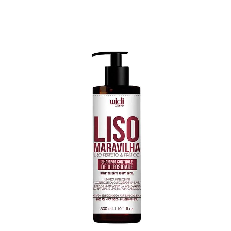 Shampoo 300ml - Widi Care - Controle de Oleosidade Liso Maravilha