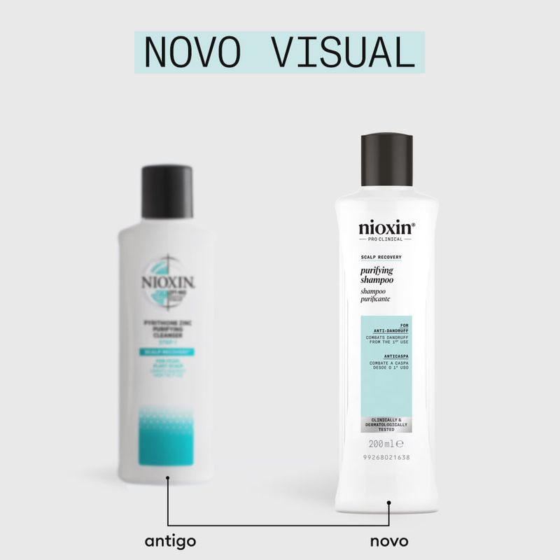 Shampoo 200ml - Nioxin - Anticaspa Purificante Scalp Recovery