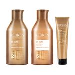 Kit Condicionador 300ml + Shampoo 300ml + Leave-in 150ml - Redken - All Soft