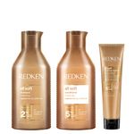 Kit Condicionador 300ml + Shampoo 300ml + Leave-in 150ml - Redken - All Soft