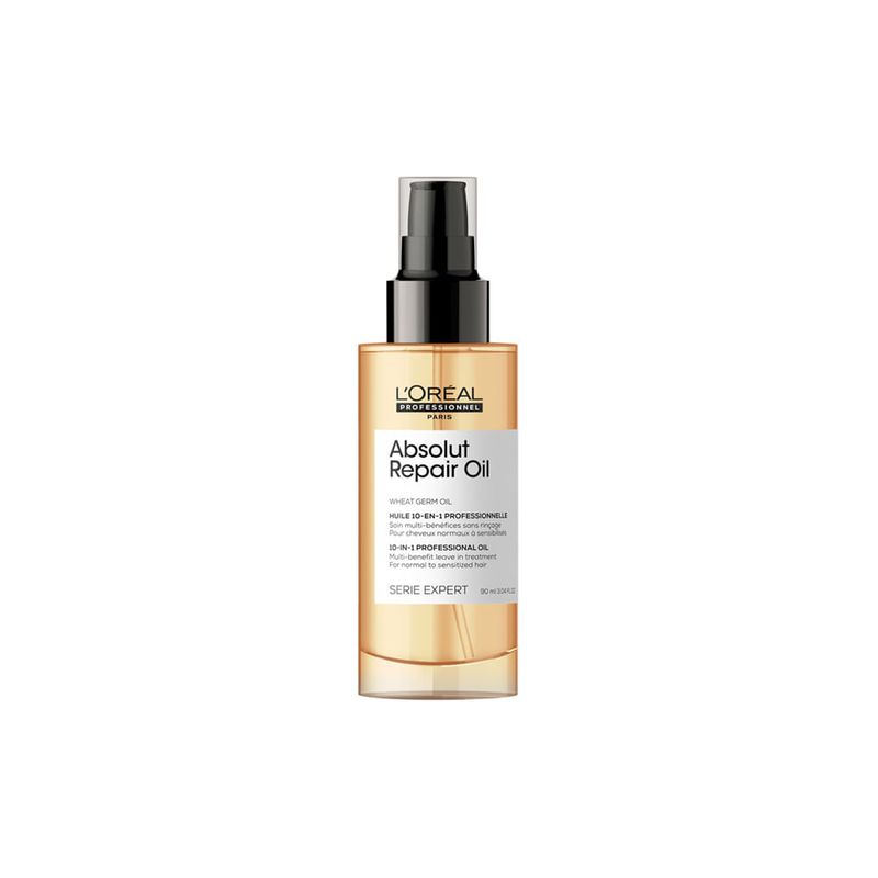Kit Óleo 90ml + Shampoo 300ml - L'Oréal Professionnel - Serie Expert Absolut Repair Gold Quinoa + Vitamino Color