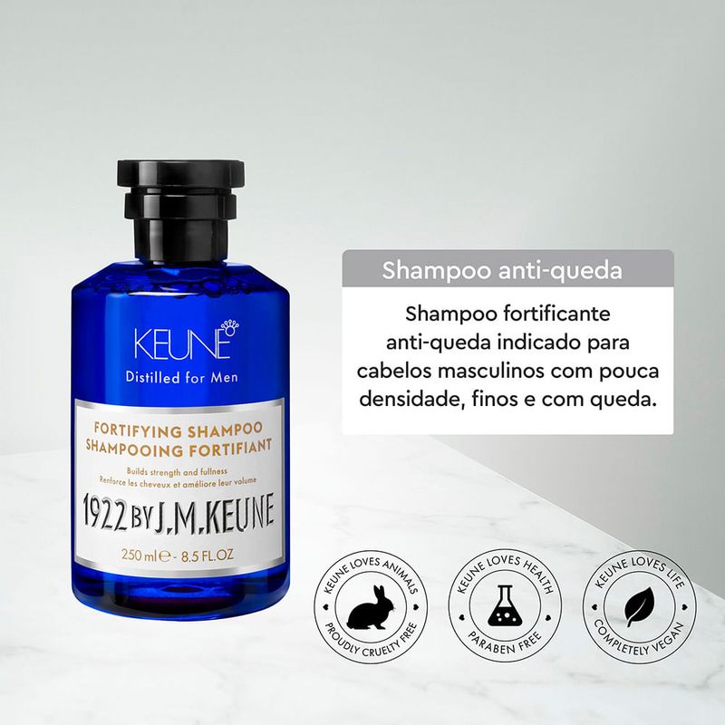Shampoo 250ml - Keune - 1922 By JM Fortifying