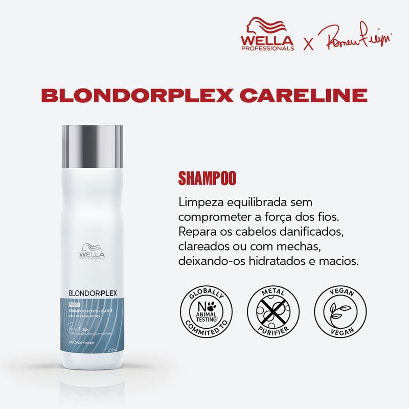 Shampoo 1000ml - Wella Professionals - BlondorPlex Fortificante