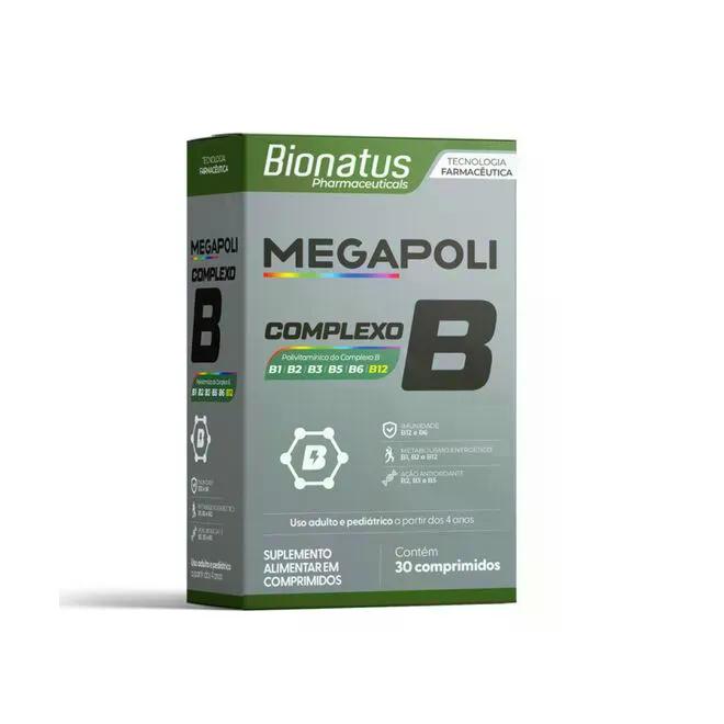 Megapoli Complexo B - Bionatus - 30 comprimidos