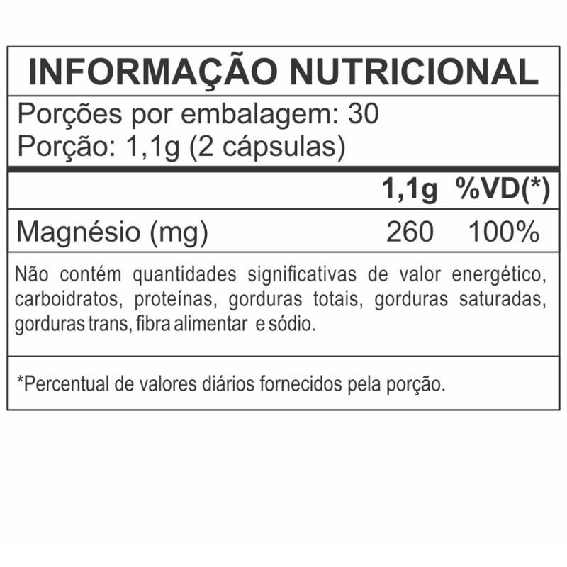 Muwiz - Magnésio Dimalato - 60 Cápsulas 500mg