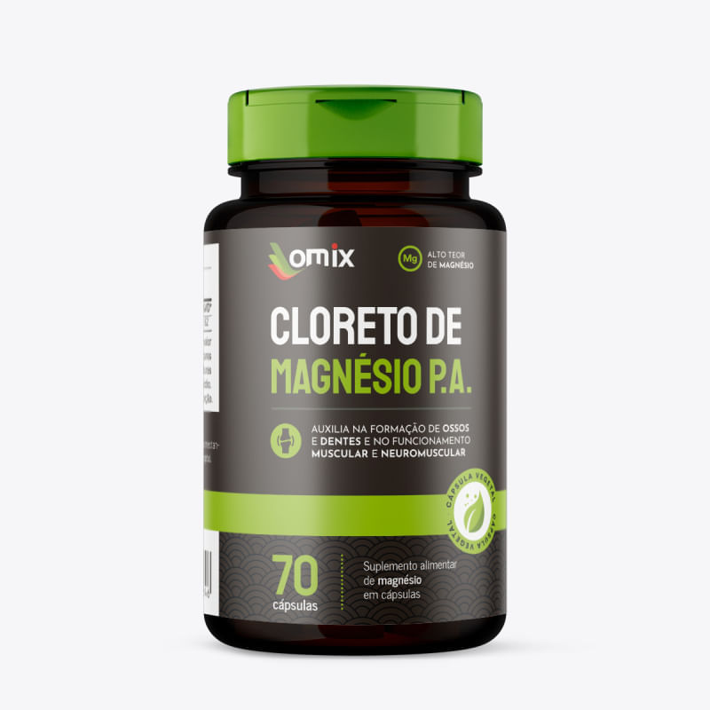 Cloreto de Magnésio PA - Omix 70 cápsulas