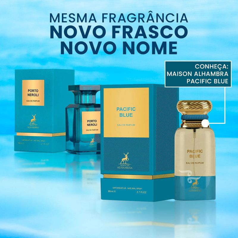 Maison Alhambra - Pacific Blue Eau de Parfum - Perfume Unissex 80ml