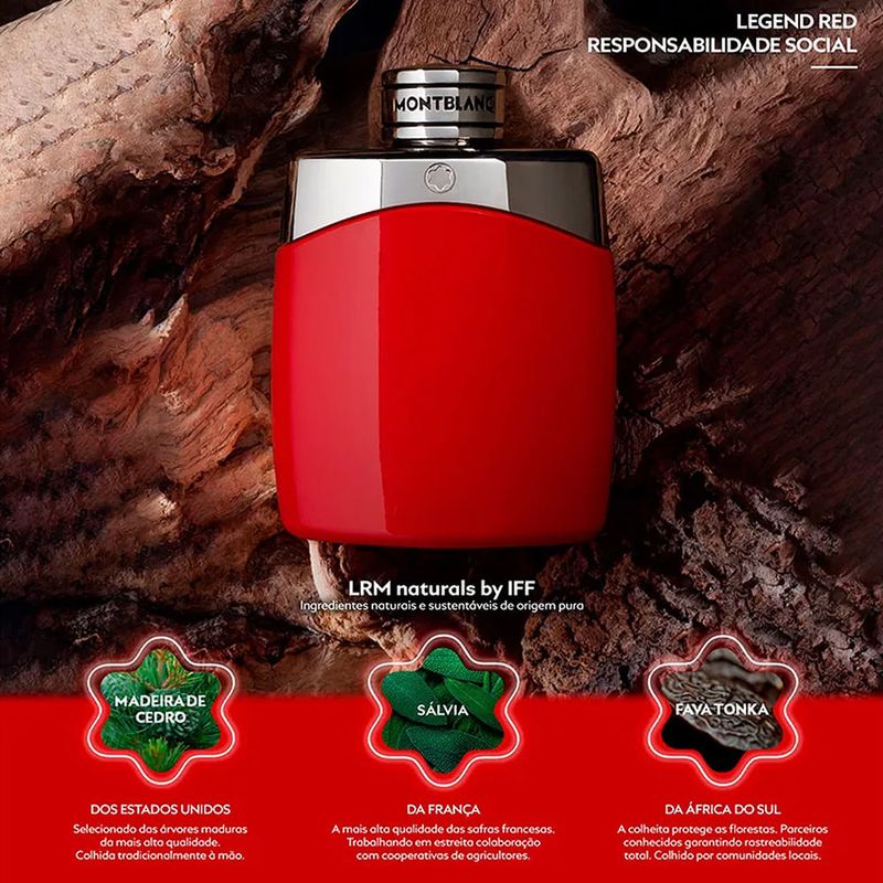 Montblanc - Legend Red Eau De Parfum - Perfume Masculino 30ml