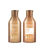 Redken - Kit All Soft - Shampoo 300ml + Condicionador 300ml