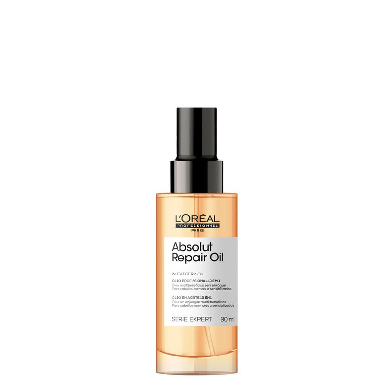 L'Oréal Professionnel - Óleo Capilar Absolut Repair Gold Quinoa Protein 10 in 1 - 90ml