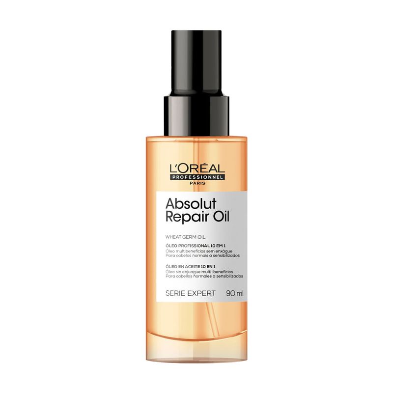 L'Oréal Professionnel - Óleo Capilar Absolut Repair Gold Quinoa Protein 10 in 1 - 90ml