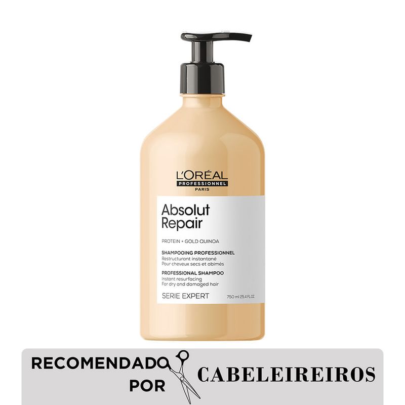 L'Oréal Professionnel - Shampoo Serie Expert Absolut Repair Gold Quinoa - 750ml