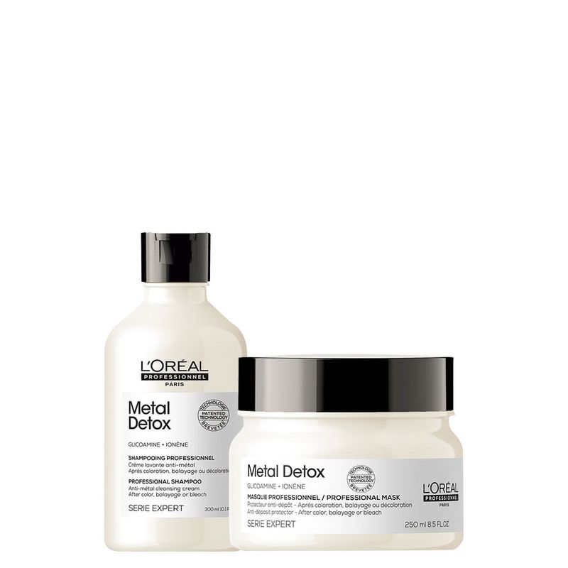 L'Oréal Professionnel - Kit Serie Expert Metal Detox - Shampoo 300ml + Máscara 250g