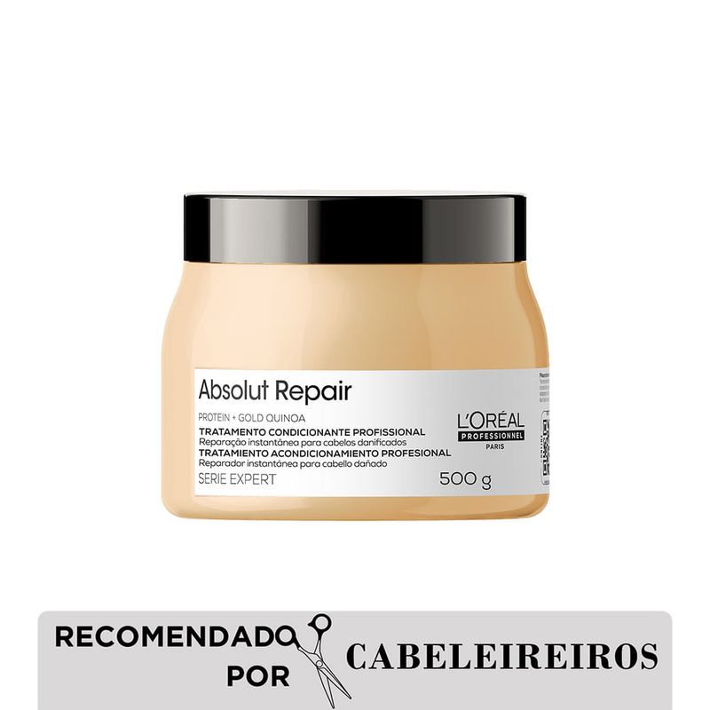 L'Oréal Professionnel - Máscara de Reparação Serie Expert Absolut Repair Gold Quinoa - 500g