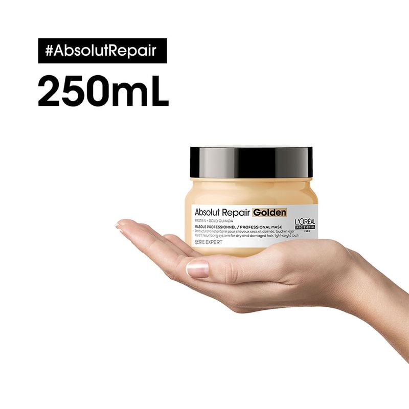L'Oréal Professionnel - Máscara de Reparação Serie Expert Absolut Repair Gold Quinoa Golden - 250g