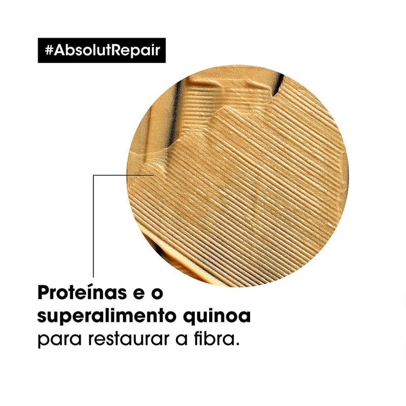 L'Oréal Professionnel - Máscara de Reparação Serie Expert Absolut Repair Gold Quinoa Golden - 250g