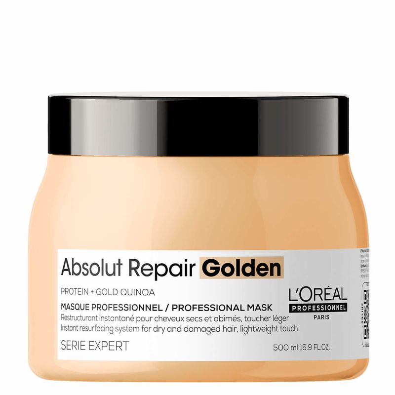 L'Oréal Professionnel - Máscara de Reparação Serie Expert Absolut Repair Gold Quinoa Golden - 500ml