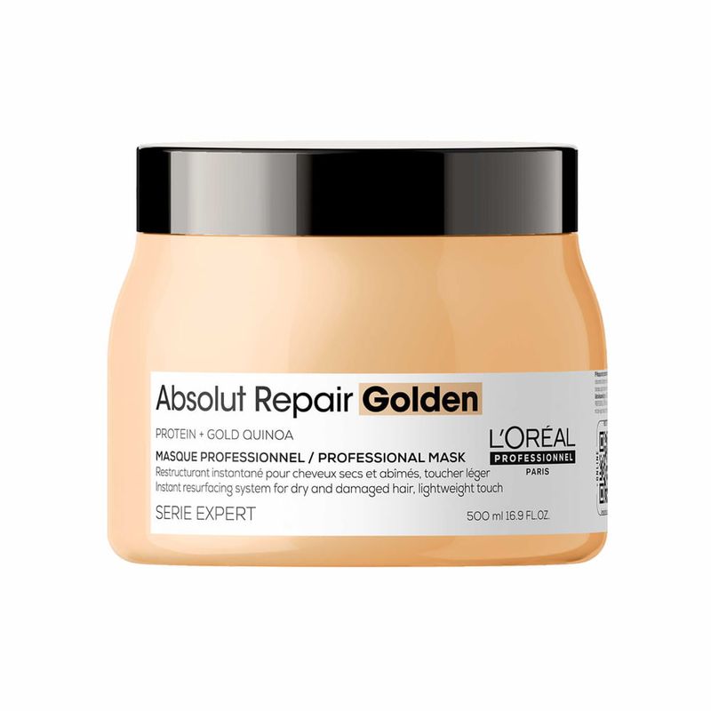 L'Oréal Professionnel - Máscara de Reparação Serie Expert Absolut Repair Gold Quinoa Golden - 500ml