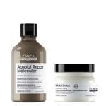 L'Oréal Professionnel - Kit Serie Expert Absolut Repair Molecular - Shampoo 300ml + Detox Máscara 150g