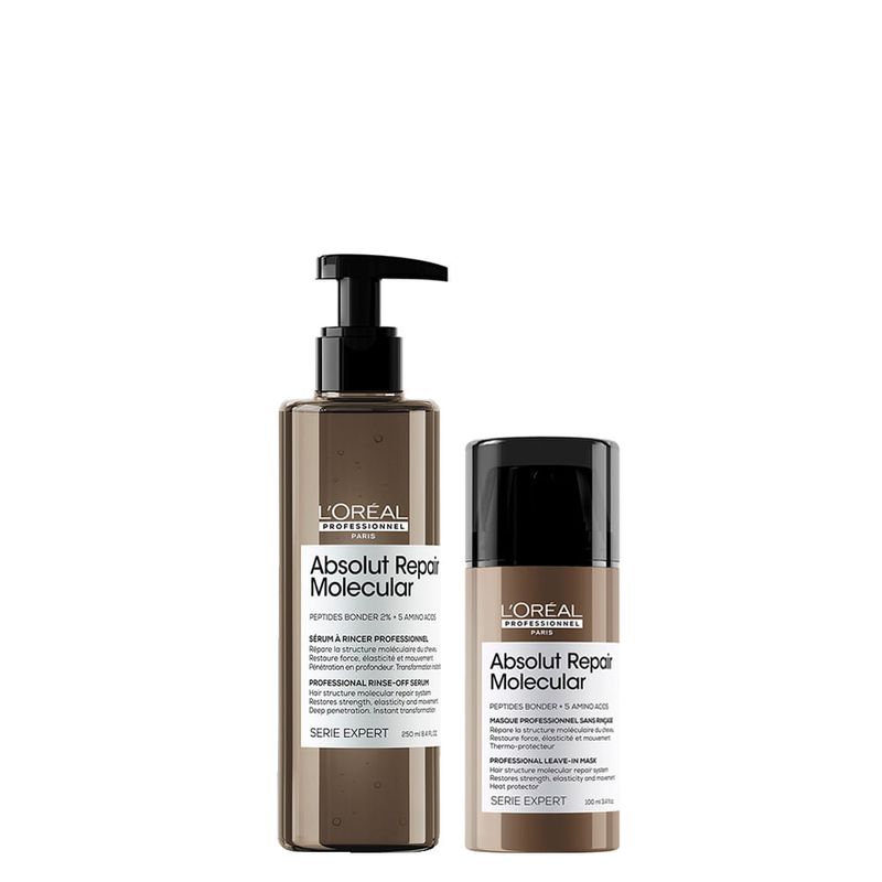 L'Oréal Professionnel - Kit Absolut Repair Molecular - Leave-In 100ml + Sérum 250ml