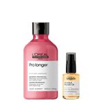 L'Oréal Professionnel - Kit Serie Expert Pro Longer - Shampoo 300ml + Óleo Absolut Repair 10 In 1 30ml